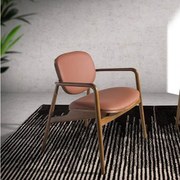 Fotoliu modern design italian Walnut Earth
