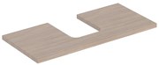 Blat pentru lavoar Geberit One cu decupaj in mijloc 105 cm stejar bej
