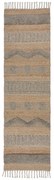 Covor tip traversă gri deschis/în culoare naturală 60x230 cm Medina – Flair Rugs
