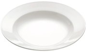 Farfurie din porțelan pentru paste Maxwell &amp; Williams Basic Bistro, ø 28 cm, alb