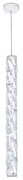 Lustra LED design tehnico-decorativ realizat manual Hugo vertical prisma