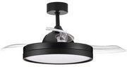 Lustra LED cu Ventilator si telecomanda NEVMA negru
