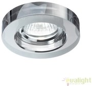 Set de 3 spoturi incastrabile tavan fals diam.9,5cm, BLUES FI1 FUME 113982