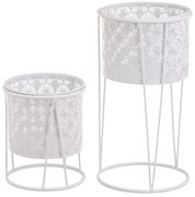 Suporturi pentru flori 2 buc. din metal ø 22 cm (înălțime 40 cm) – Casa Selección