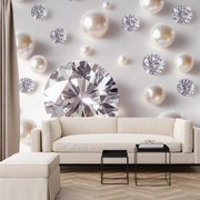 Fototapet - Perle și diamante (147x102 cm)