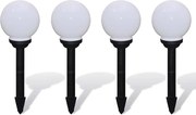 vidaXL Lămpi de exterior pentru alei LED 4 buc. 15 cm, cu țăruș de sol
