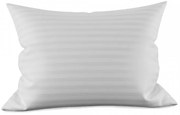 Husa de perna culoare alba banda 2 cm, 40x50 cm