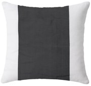 Set 2 huse decorative pentru perne TIRLAN 45x45 cm, gri-alb