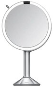 Oglindă cosmetică (5x) cu led/de mărire ø 20 cm Sensor Trio – simplehuman
