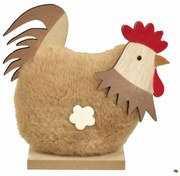 Decorațiuni de Paște Găinușă de pluș, 15 x 14 x 3cm