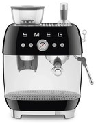 SMEG 50's Retro Style EGF03 Cafetieră cu pârghie cu râșniță de cafea 2 căni Negru - Smeg