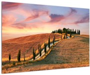 Tablou - Casa pe deal Toscana, Italia (90x60 cm)