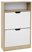 Pantofar Brooks Stejar Sonoma-Alb 102x80 Cm
