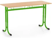 Birou de scoala Denis, reglabil - marime 3-5, verde deschis - ral 6018