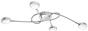 Eglo 32996 - Plafonieră LED aplicată SALTO 4xLED/5,4W/230V crom lucios