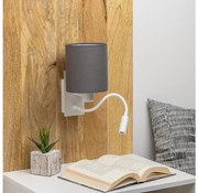 Lampă LED de perete Brilagi NUBILA 1xE27/25W/230V + LED/3W alb/antracit