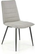 Scaun K493, gri/negru, stofa clasica/metal, 47x60x92 cm