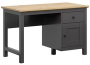Masă PC Hesen BIU1D1S (grafit + Stejar artisan). Promo -18%. 1062503