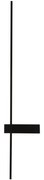 Aplică LED Zuma Line W4100-90BK ARCO LED/12W/230V negru