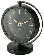 Ceas de masa Balia, ace aurii, 20 cm, negru