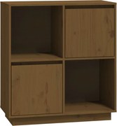 vidaXL Dulap, maro miere, 74x35x80 cm, lemn masiv de pin