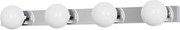 Brilagi - Aplică LED pentru oglindă de baie HOLLYWOOD 4xLED/3W/230V IP44 crom