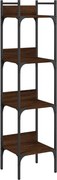 vidaXL Bibliotecă 4 niveluri stejar maro 35x30x138,5 cm lemn prelucrat