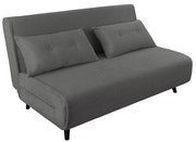 Fotoliu Pat SMART MULTIFUNCTION 140cm catifea raiata gri