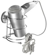 Suport pentru uscător de păr MILAZZO, Vacuum-Loc - oțel cromat, WENKO