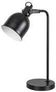 Veioza, lampa de masa design industrial Flint negru
