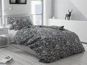 Lenjerie de pat din crep Orient gri