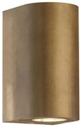 Nordlux - Aplica de exterior CANTO 2xGU10/28W/230V IP44 alamă