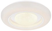 Plafoniera LED RGB cu telecomanda design modern Burro alb 39cm