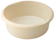 Lighean rotund din plastic Addis, ø 34 cm, crem
