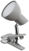 Veioza, lampa de birou cu clema design modern Noah gri