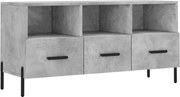 vidaXL Dulap TV, gri beton, 102x36x50 cm, lemn prelucrat
