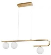 Suspensie moderna 3 becuri G9 Cantona 9960615 Nova Luce