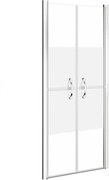vidaXL Ușă cabină de duș, jumătate mat, 71 x 190 cm, ESG