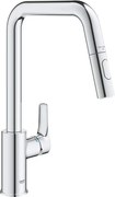 Baterie bucatarie cu dus extractibil Grohe Eurosmart crom lucios 2 functii