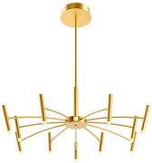 Redo 01-3448 - Lustru LED reglabil pe tijă RAYEN LED/60W/230V CRI 90 auriu