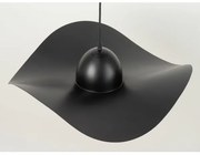 Lustră pe cablu KAPELLO 1xE27/60W/230V d. 55 cm neagră/cupru