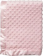 Paturica roz cu dantele pe margine