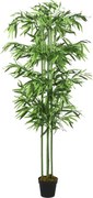 vidaXL Arbore din bambus artificial 576 de frunze 150 cm verde