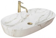 Lavoar Cleo Alb Shiny Aiax ceramica sanitara – 81 cm