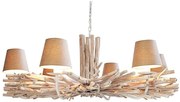 Candelabru natural si modern din ramuri cu 5 brate, Euphoria A-35954 VC