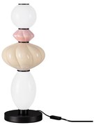 Veioza LED decorativa ceramica Alb, Roz, Bej, ONETA