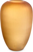 Vas decorativ din sticla design LUX Zenna M, amber
