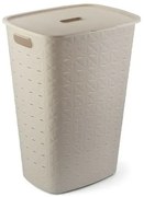 Curver Coș pentru rufe murdare Softex 56 l, bej