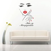 Sticker perete Make-Up Micropigmentare