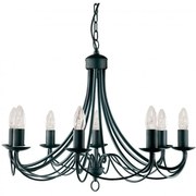 Candelabru traditional stil clasic Maypole negru 8L 6348-8BK SRT